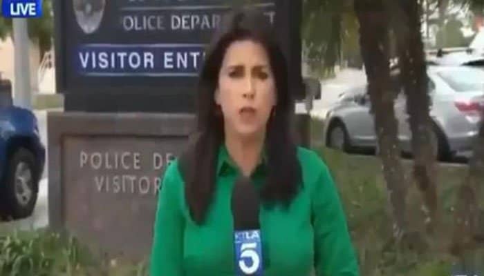VIDEO: Reporter attempts to get a comment from a dead man