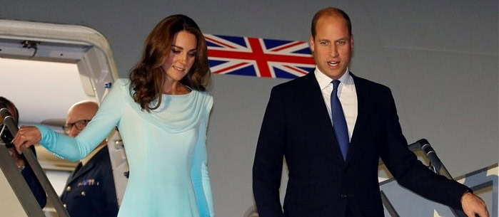 PICTURES: Royals arrive in Pakistan