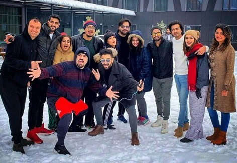 Snowy vacays: Celebrities party it up in Europe