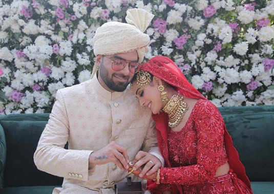 ‘You’re the positivity in my life’: Iqra Aziz wishes Yasir Hussain on first wedding anniversary