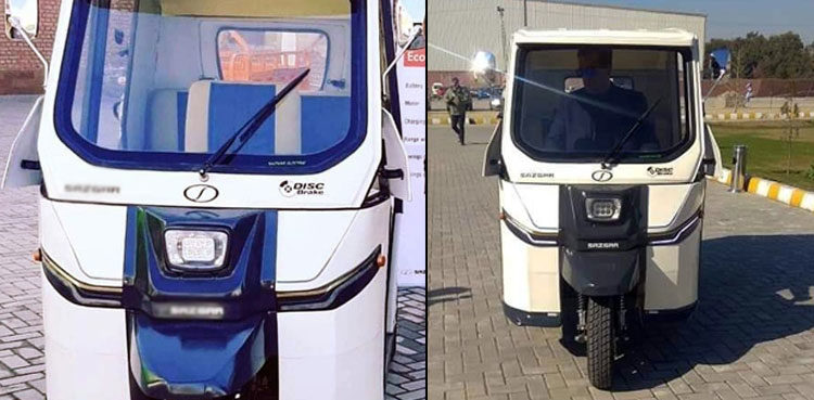Pakistan launches first electric rickshaw
