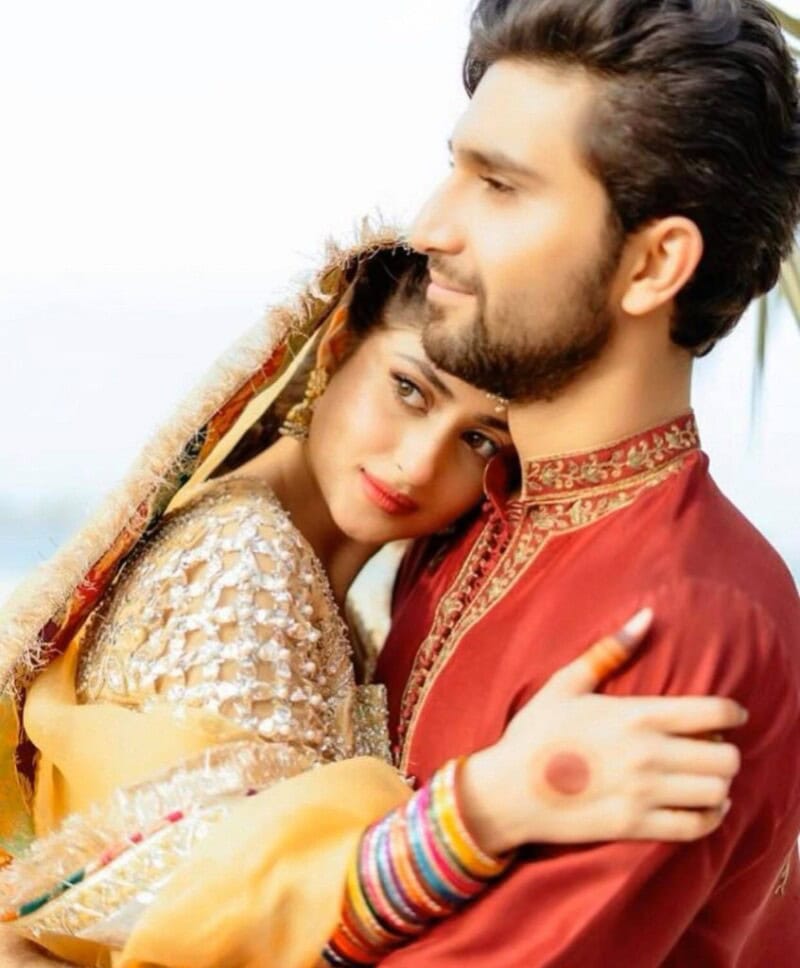 IN PICTURES: Ahad Raza Mir and Sajal Aly’s colourful mehndi