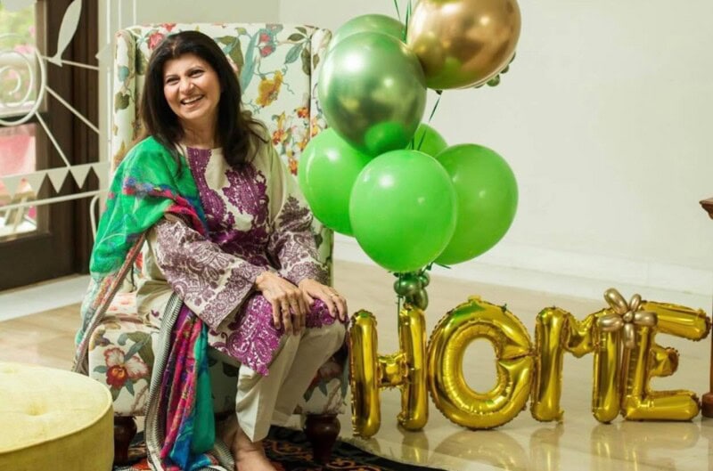 Rubina Ashraf returns home after battling COVID-19 for almost two months