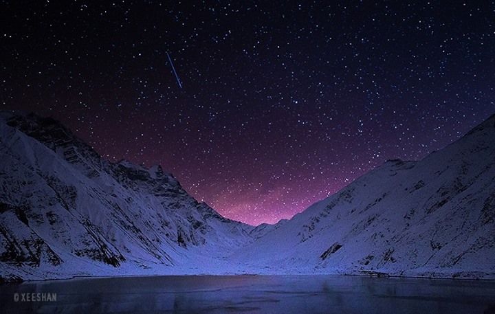 A Night with stars and lake of fairies Saifulmalook Pakistan. Picture  credits Xeeshan photography | Fairy land, Lake, Landscape