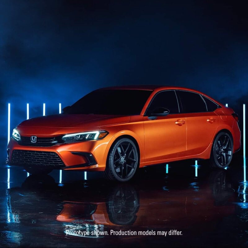 Honda reveals 11th Gen Civic prototype