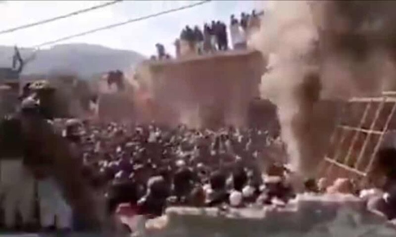 Nine people arrested after mob sets ablaze Hindu temple in Karak