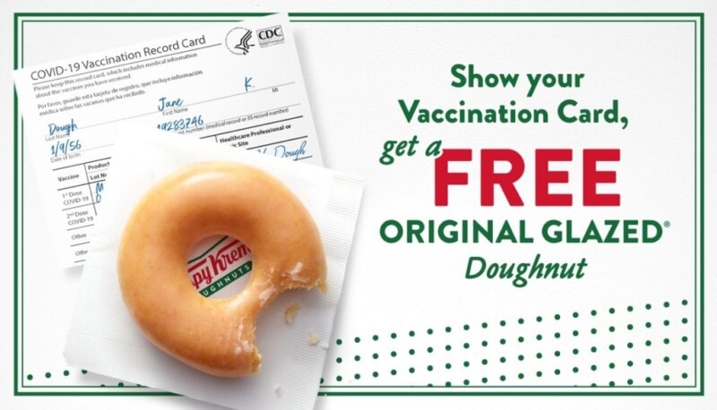 Doughnut company offers free doughnut every day if you’ve been vaccinated