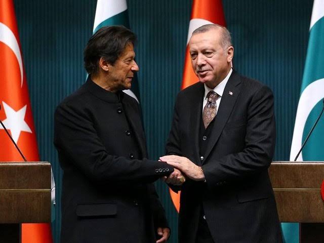 Prime Minister Imran Khan with Turkish President supporting that Armenian killings were not genocide