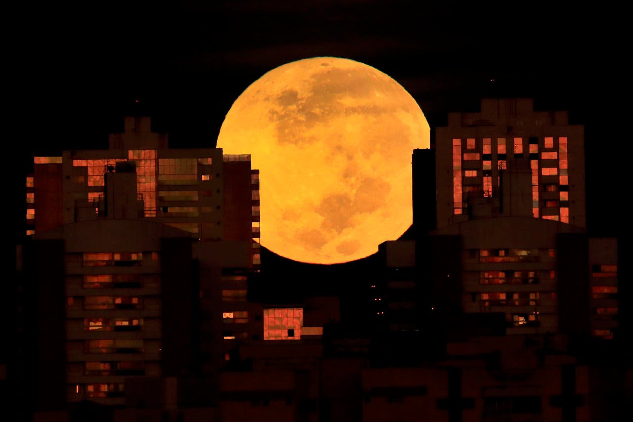 13 mesmerising photos of the Super Flower Blood Moon