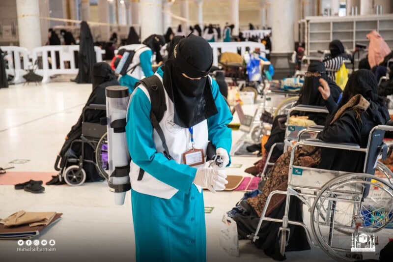 Female workers appointed at the Holy Ka’aba