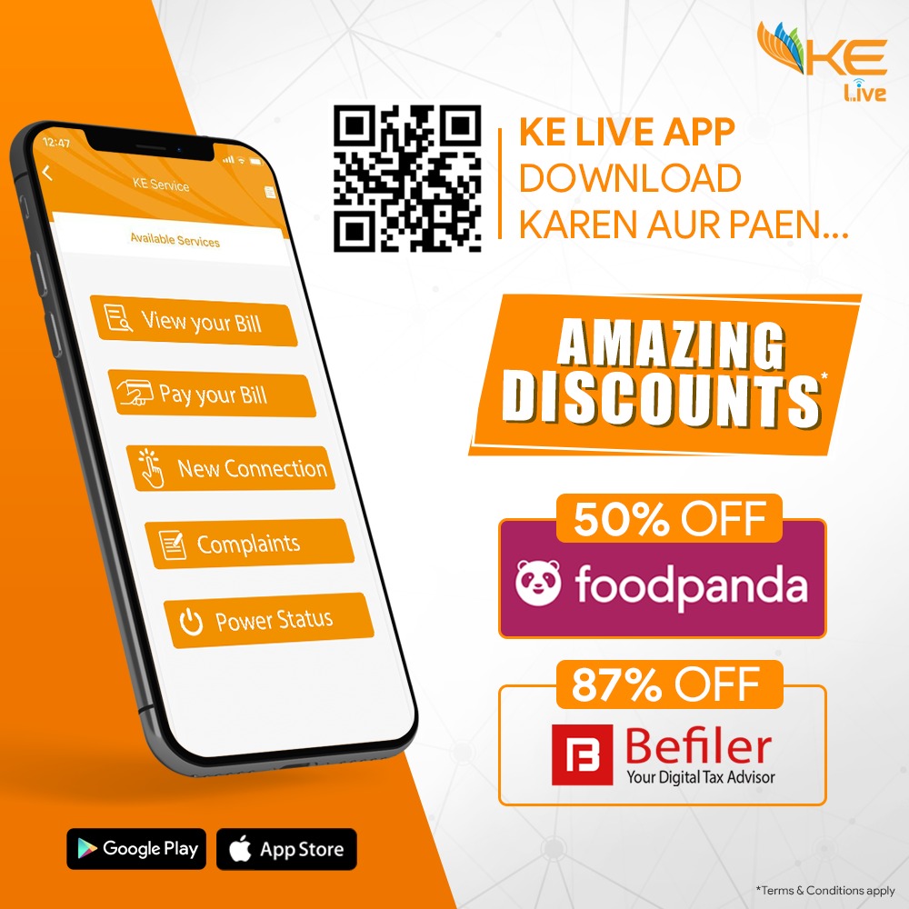 KE Live new application offering discounts