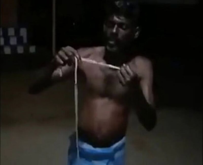 Man arrested for eating a snake, claims ‘kept COVID-19 at bay’