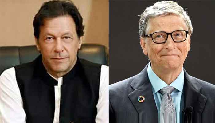 PM Imran Khan and Bill Gates
