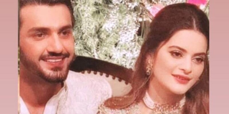 Minal Khan, Ahsan Mohsin officially engaged in a lavish ceremony