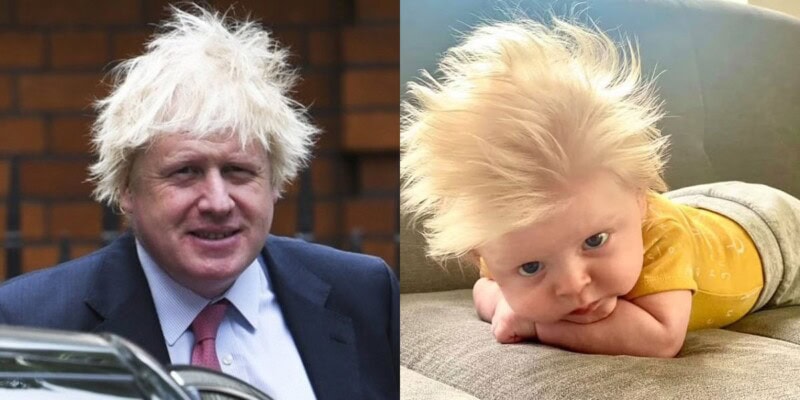 ‘Mini Boris Johnson’: Baby born with hairstyle similar to Boris Johnson