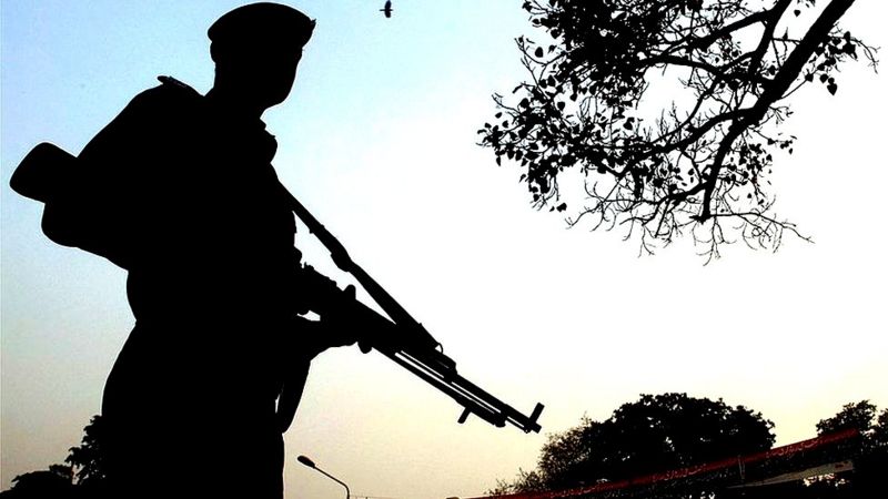 policeman kills a person accused of blasphemy