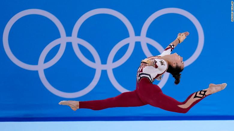 German gymnasts wear full-body suits at Tokyo Olympics to promote freedom of choice
