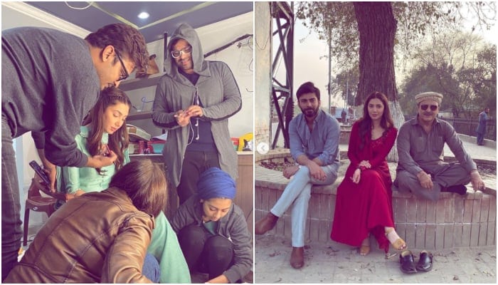 Blockbuster duo of Fawad and Mahira spotted on the sets of ‘Neelofer’