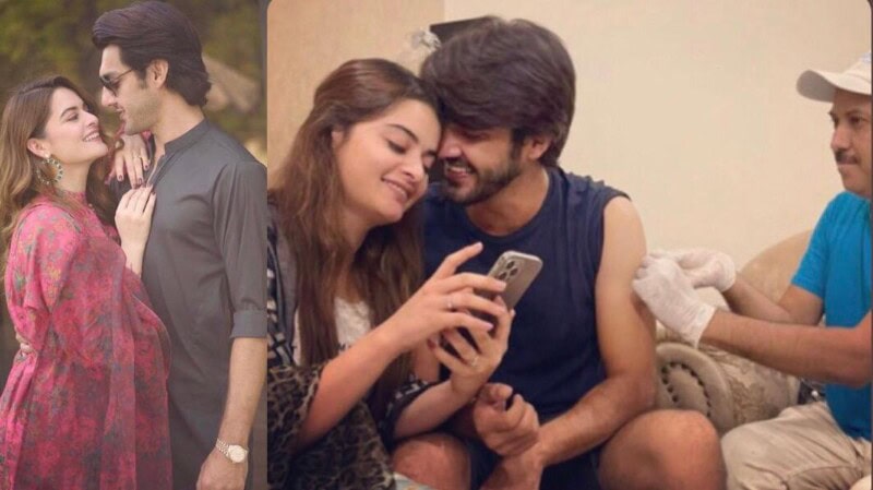 Ahsan Mohsin wants ladylove Minal’s support and attention while getting vaccinated