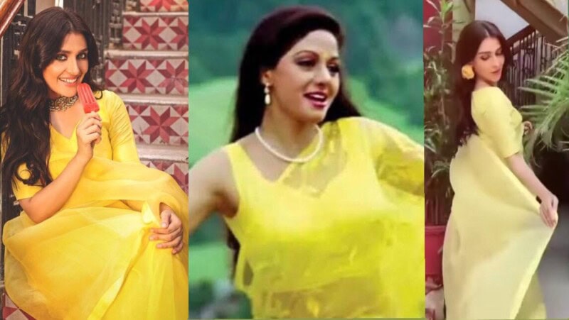 Video: Ayeza Khan stuns the web with her electrifying dance moves on Sridevi’s chartbuster song ‘Mitwa’