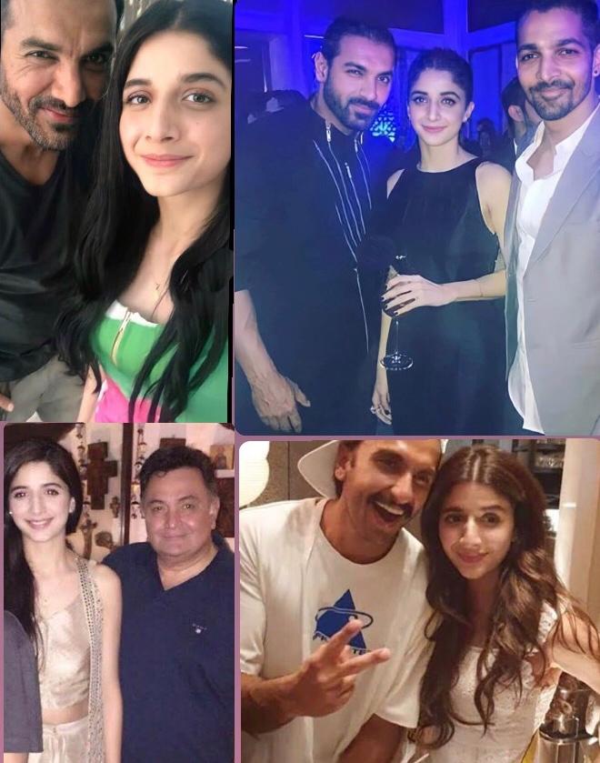 Mawra Hocane met and hung out with Bollywood Celebrities in 2015.