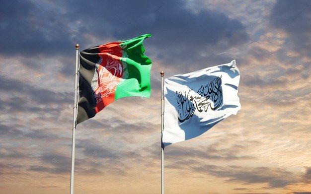 Flags of Afghanistan, Taliban raised in Islamabad