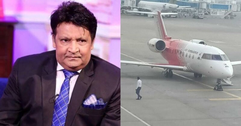 Legendary Comedian Umer Sharif sets off to the US for medical treatment