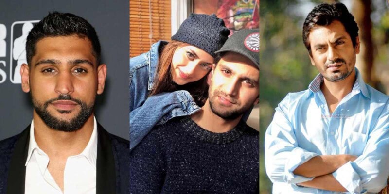 Sajal, Ahad win big at ‘Filmfare Middle East’, pose with Nawazuddin Siddiqui and Amir Khan