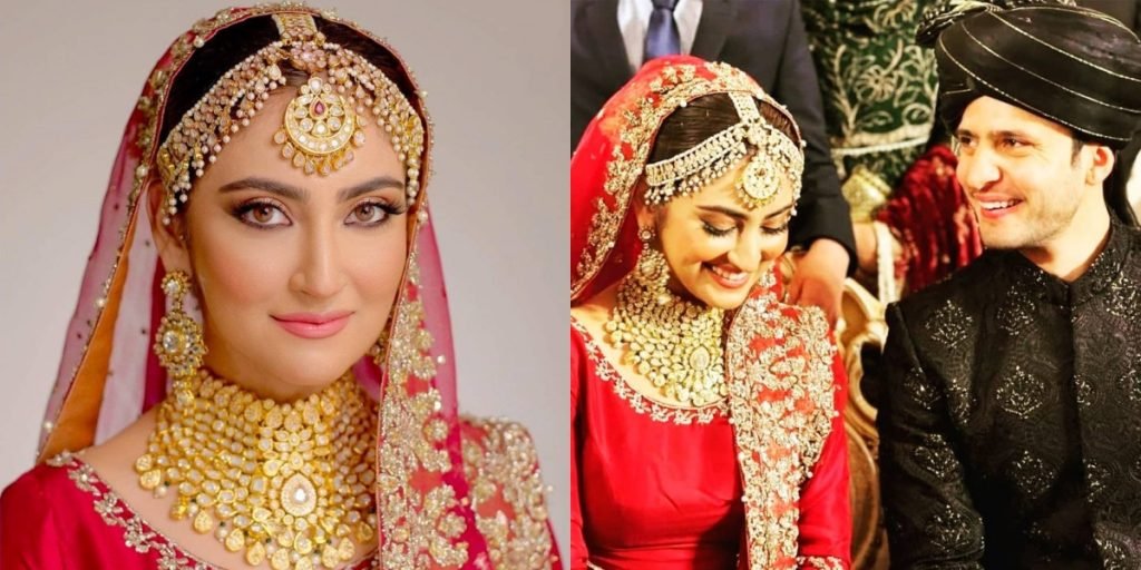 IN PICTURES: Arez Ahmed-Hiba Bukhari ooze couple goals at Baraat ceremony