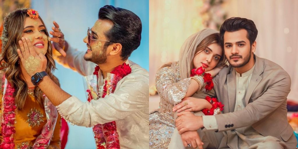 IN PICTURES: Colourful wedding ceremony of TikTokers Kanwal Aftab and Zulqarnain Sikandar