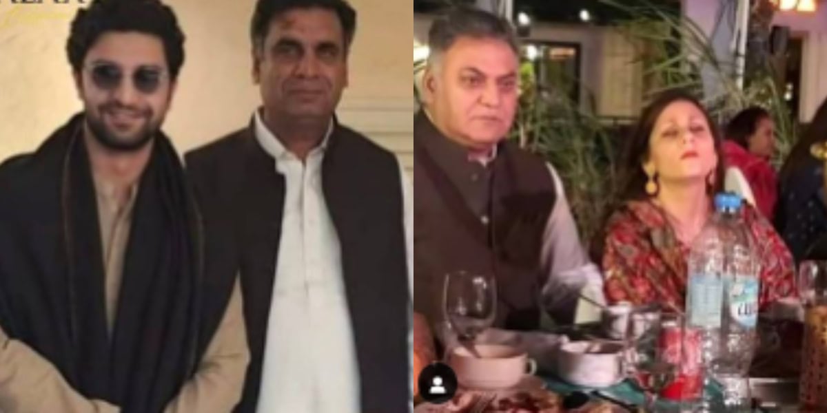 Ahad Raza Mir and his family spotted at a wedding in Dubai