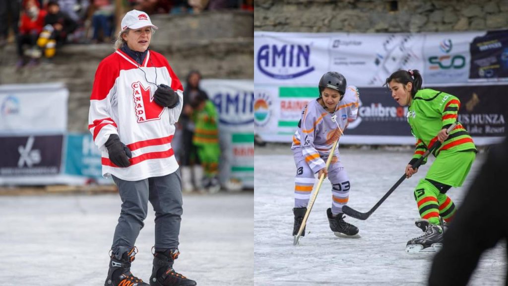 Twitter lauds 'Referee' Canadian High Commissioner in girls' ice hockey match in Hunza