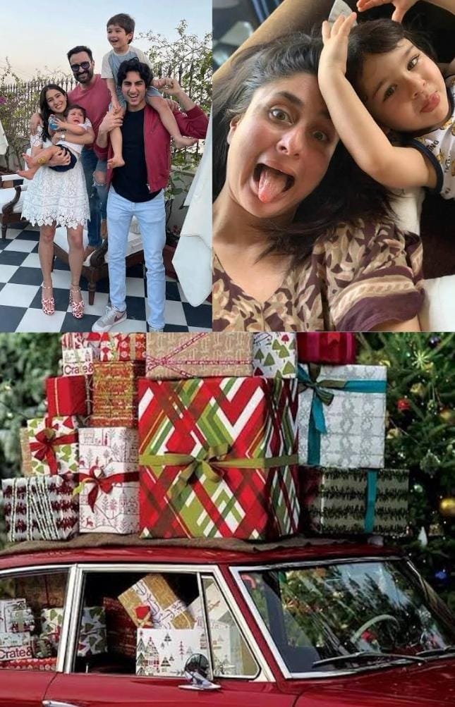 Khan family celebrates Jeh's birthday in style, half-siblings Sara and Ibrahim load car with gifts