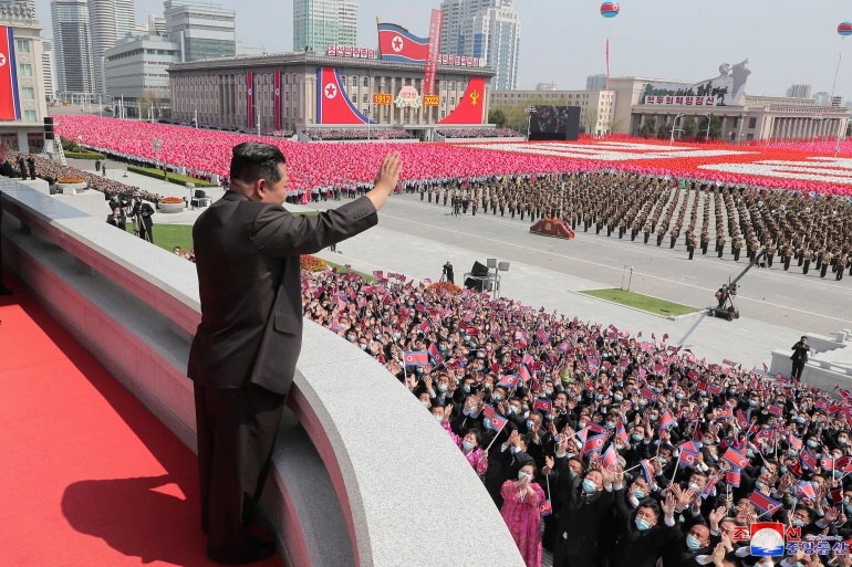North Korea marks founder’s birth without military parade
