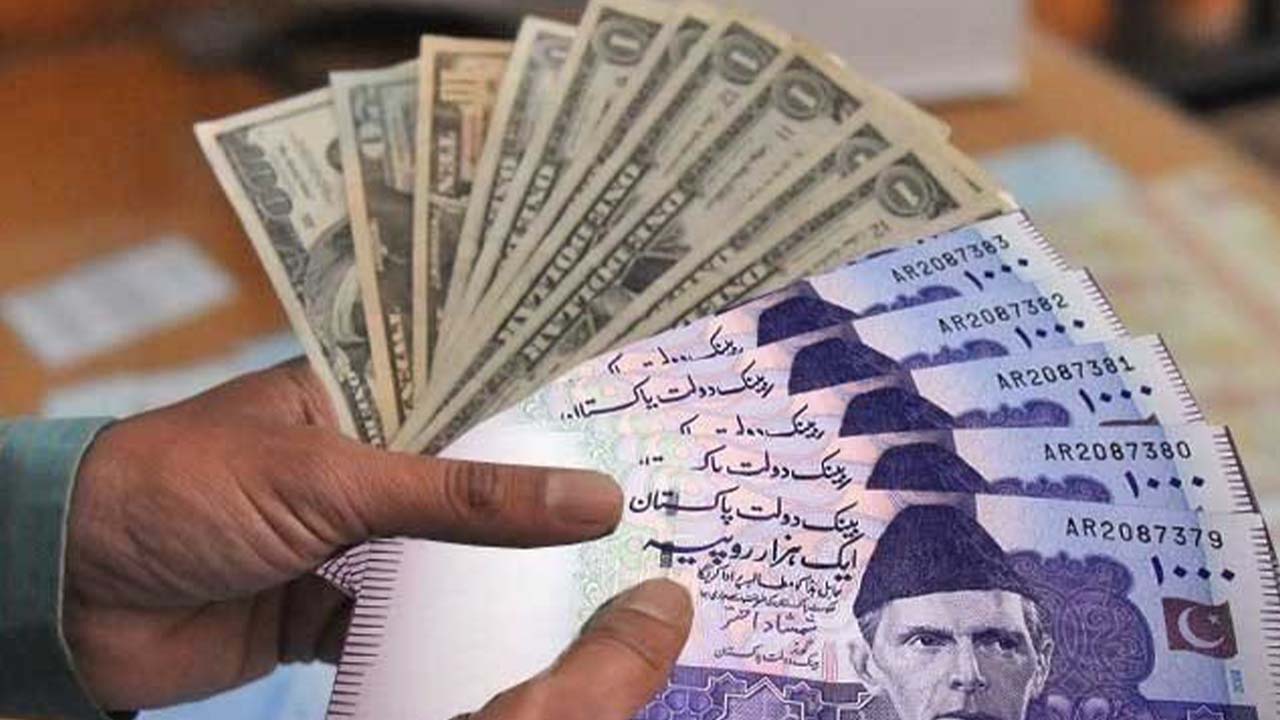 PKR continues losing streak against US dollar, sheds Rs1.48