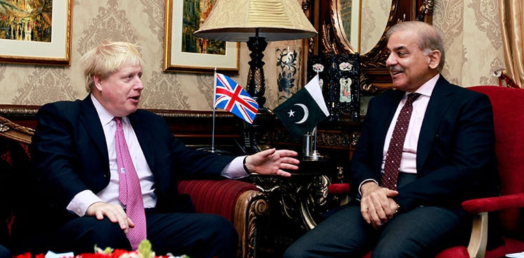 Boris Johnson greets PM Shehbaz, hopes to meet him soon