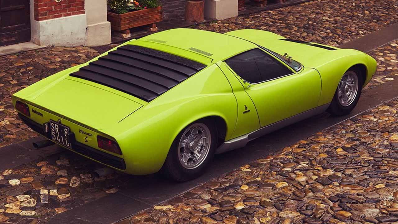 Here's a look at the world's first V12 supercar from '60s