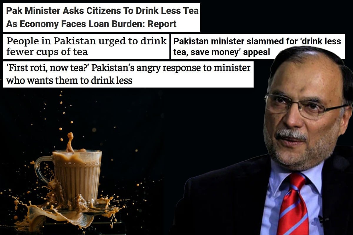 Ahsan Iqbal's remarks about cutting down chai consumption make international headlines