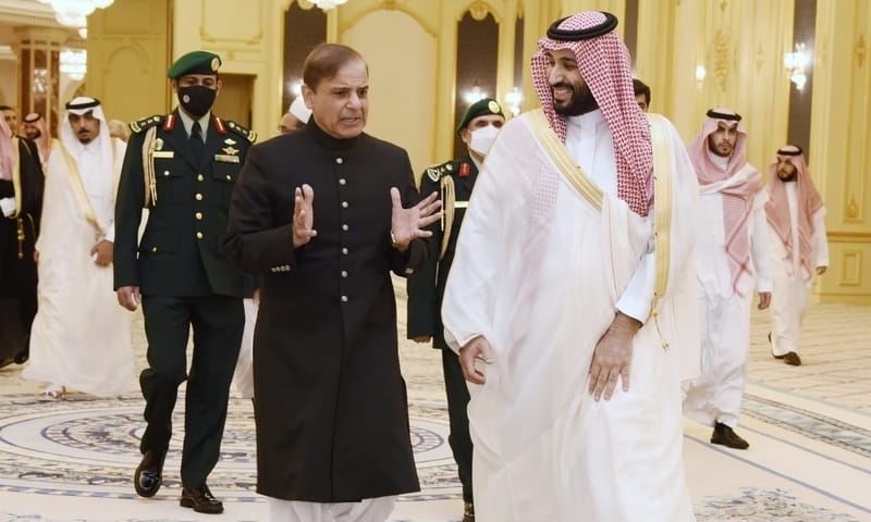PM Shehbaz, Saudi Crown Prince agree on mutual cooperation in investment, energy, and trade