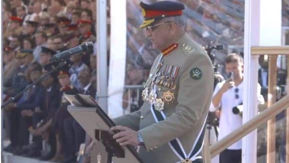’Great honour, deep-rooted ties': COAS Bajwa addresses the passing out parade at Sandhurst