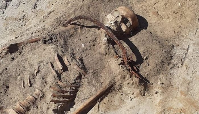Remains of ‘female vampire’ discovered in 17th century graveyard