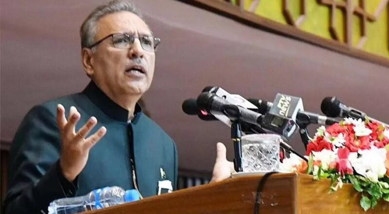 President Alvi stresses on women empowerment in sparsely attended session