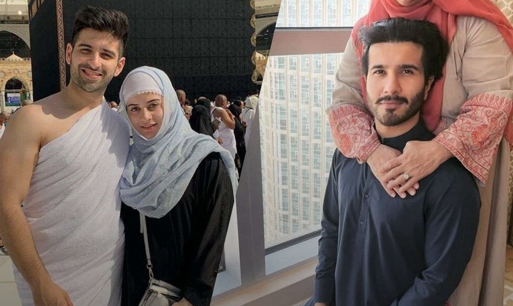 Aiman-Muneeb, Feroze Khan celebrate Eid Milad-ul-Nabi in Madina, share precious moments