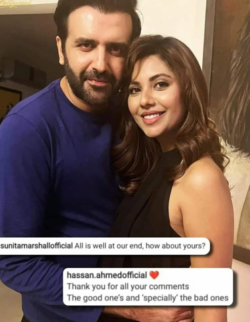 Sunita Marshall, Hassan Ahmed break silence over separation speculation