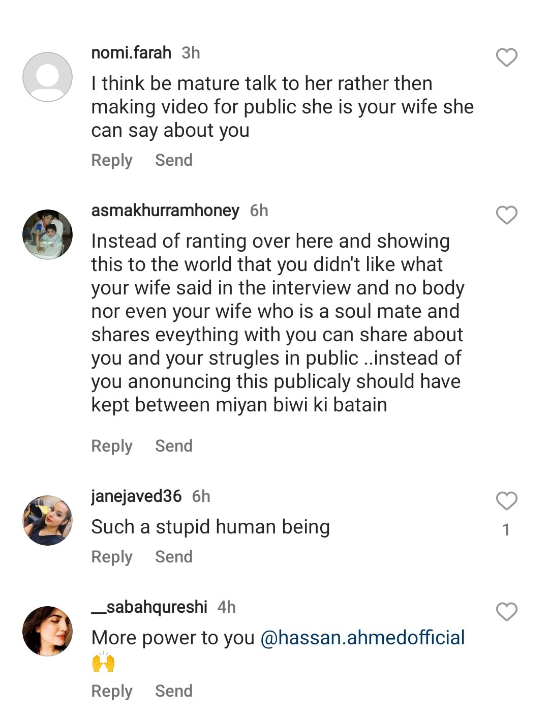 Hassan Ahmed Angry At Wife Sunita Marshall on Sharing Private Information