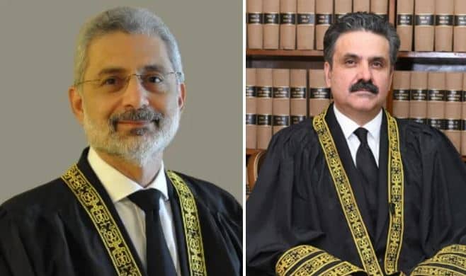 Justice Qazi Faez Isa and Justice Yahya Afridi