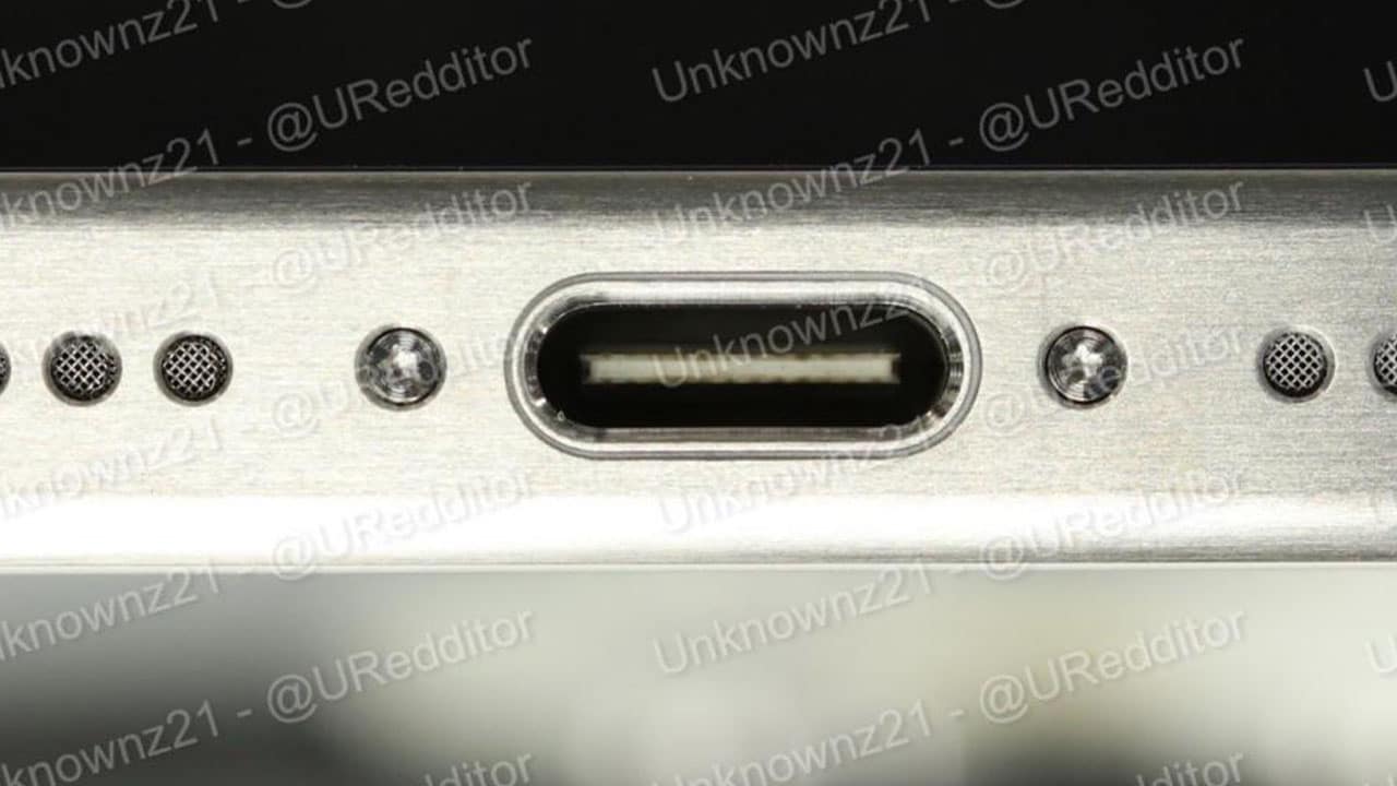 Apple iphone 15 pro design leaks with usb c port