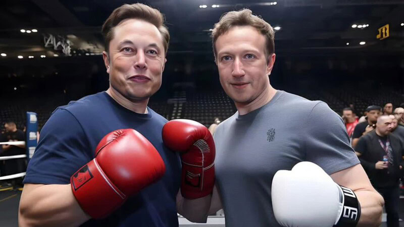 Elon Musk and Mark Zuckerberg cage fight will be live-streamed for charity on X