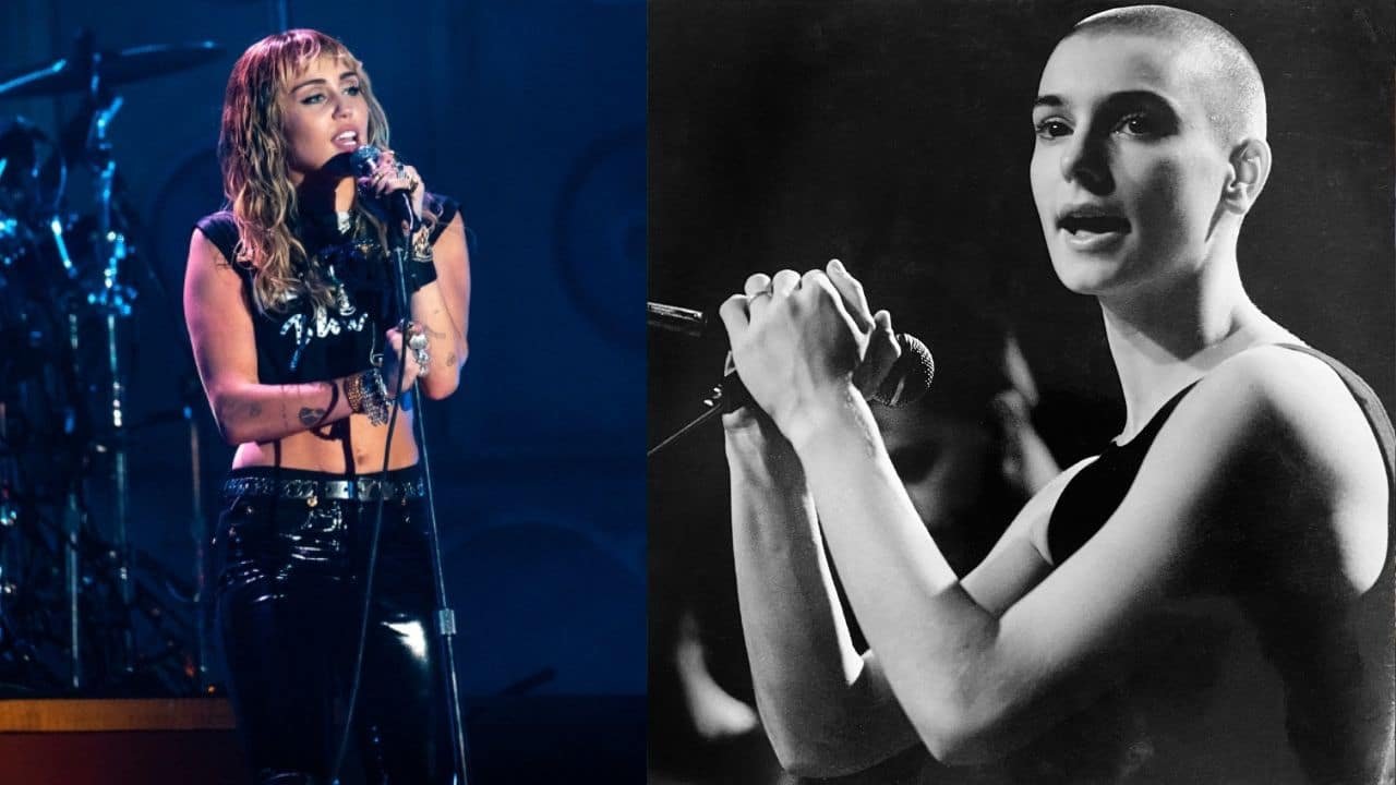 Miley dedicates song to Sinead O'Connor, ending dispute with late singer