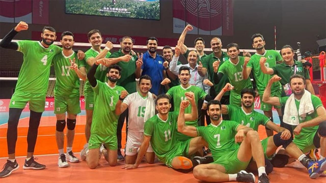 Pakistan defeated India in the Asian Games volleyball match